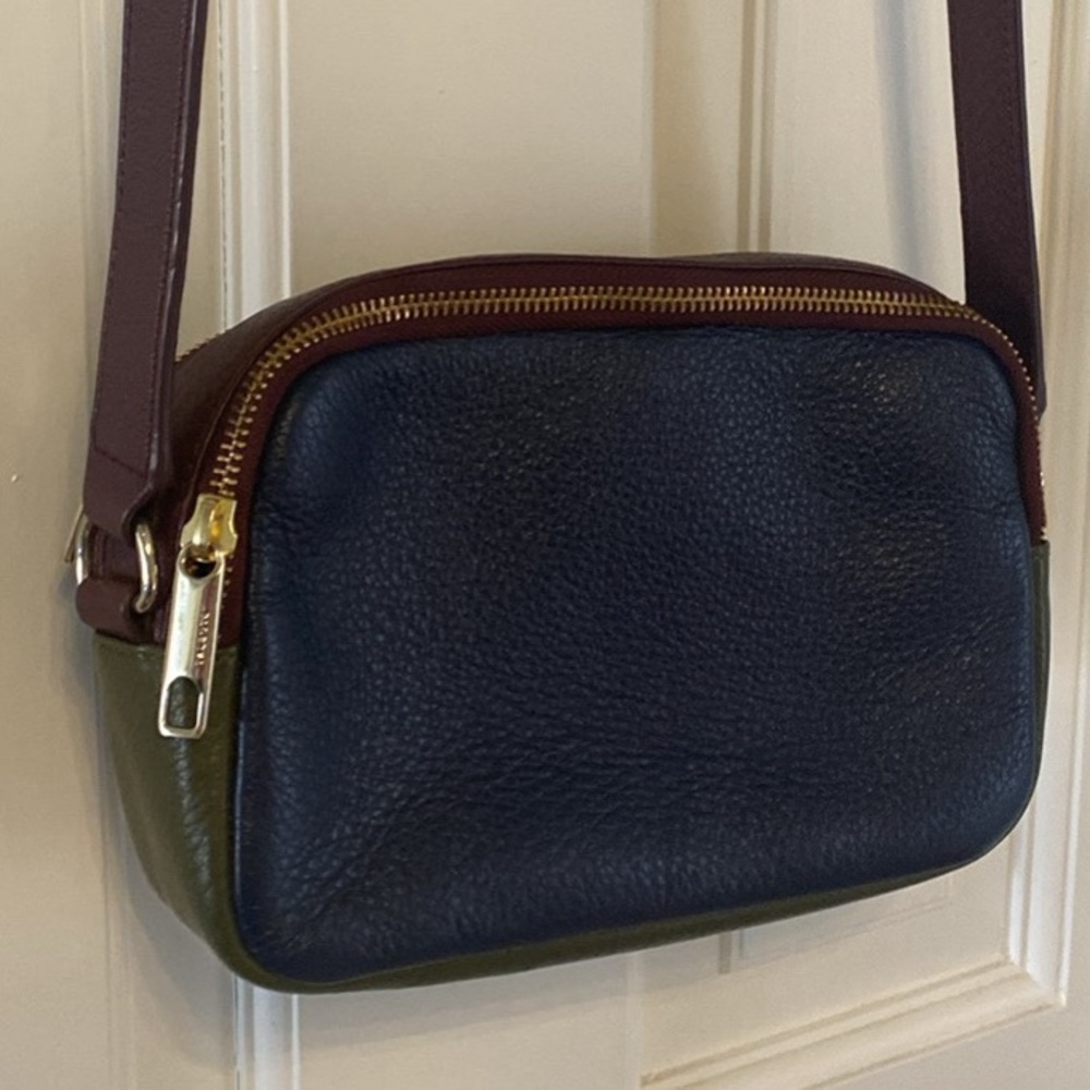 Talbots Multi-Colored Leather Crossbody Bag